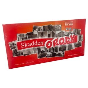 SKADDEN. ARPS, SLATE, MEAGHER & FLOM SKADDENOPOLY MONOPOLY GAME - SEALED